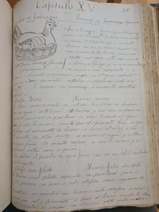Recetas culinarias antiguas libro hecho a mano