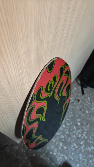 Tabla Skimboard Surf Diseño Llamas