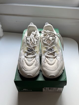 Zapatillas Lacoste Beige/Blancas Talla 41