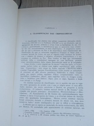 Livro Botânica Criptogâmica -Algas e fungos