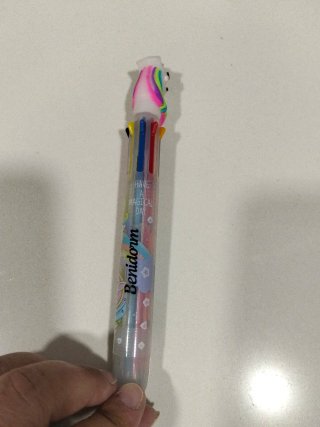 Bolígrafo multicolor unicornio