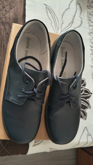 Zapatos niño comunión azul marino