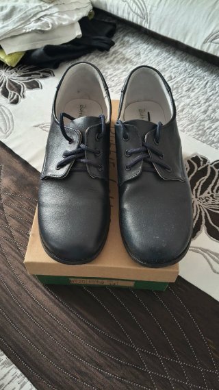 Zapatos niño comunión azul marino