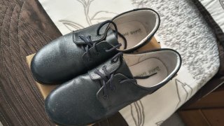 Zapatos niño comunión azul marino