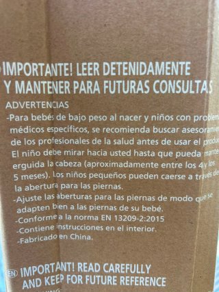 Mochila portabebés 3 en 1 gris