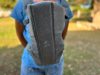 Mochila portabebés 3 en 1 gris