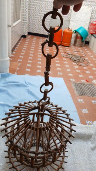 Lámpara Vintage Ratán