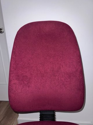 Silla de oficina granate