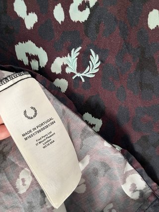 Camisa Fred Perry Estampado Animal