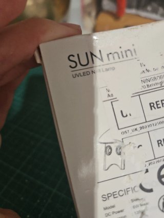 Mini Lámpara UV LED Uñas + Rubber Base Gel
