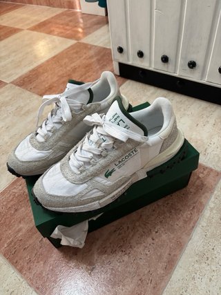 Deportivas Lacoste Elite Active Beige/Verde