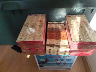 Lote de 6 cajas de incienso Floralia