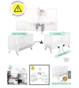 Cuna colecho Cool Dreams 120x60