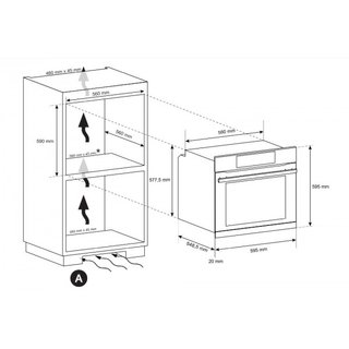 Forno da incasso Candy FIDC X602IT Nuovo