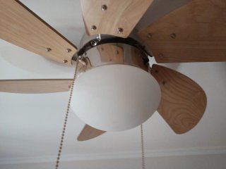 Ventilador de techo madera