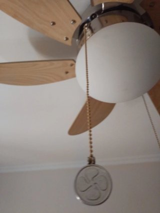 Ventilador de techo madera