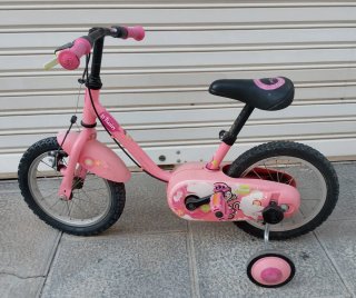Bicicleta niña Btwin rosa