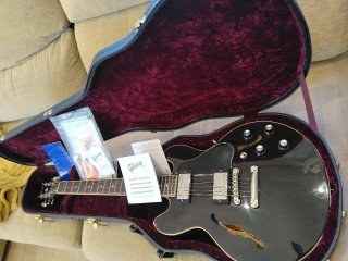 Gibson 339 Trans Ebony Guitarra Eléctrica