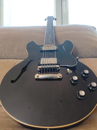 Gibson 339 Trans Ebony Guitarra Eléctrica