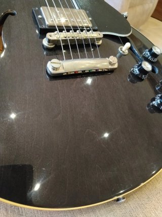 Gibson 339 Trans Ebony Guitarra Eléctrica