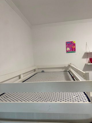 Litera infantil madera blanca, de banak muebles