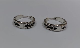 Pendientes aro de plata