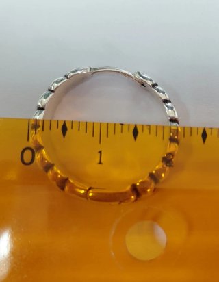 Pendientes aro de plata