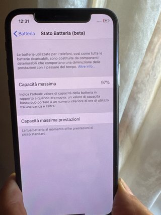 iPhone X Argento