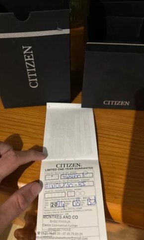 Orologio Citizen Super Titanium Zenshin