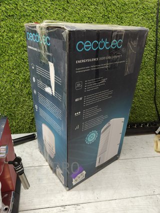 Climatizador Evaporativo EnergySilence 3500 Cool Compact. 65 W, Depósito 3,5 L