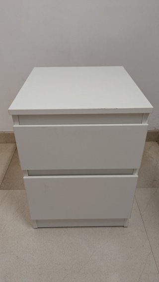 2 Cómodas Ikea MALM 2 cajones blanca 40x50 cm