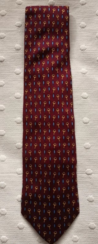 Corbata granate de Alex. Fede Seda 100%