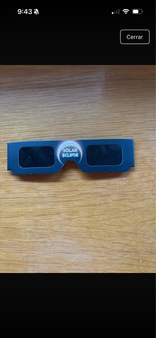 Gafas de Sol para Eclipse Solar