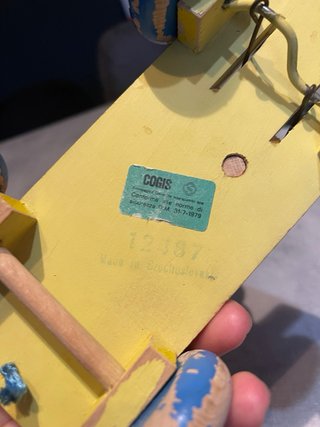 Pinocchio Giocattolo Vintage a Carrello