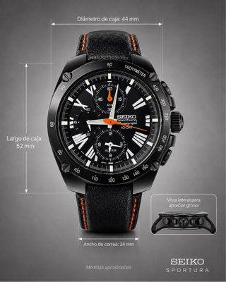 Seiko Sportura Cronógrafo 100M