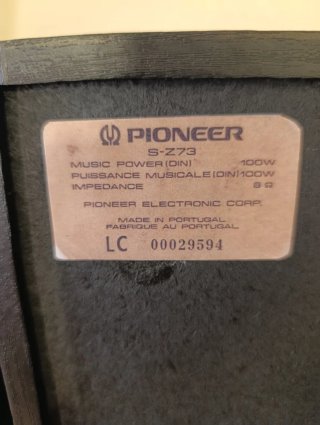 Altavoces Pioneer S-Z73