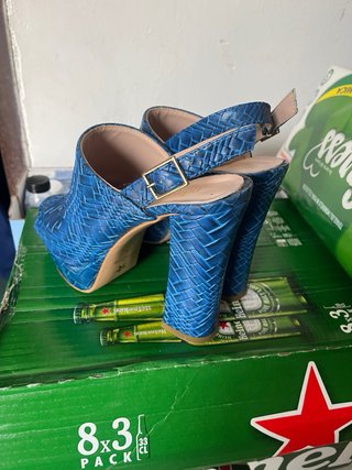 Scarpe con zeppa marroni
