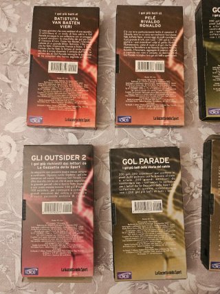 Lotto 11 VHS Gol Parade + Van Basten