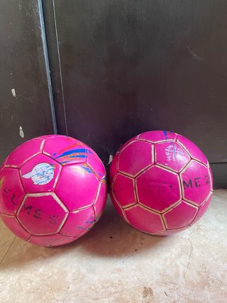 2 Balones de Fútbol Sala Kelme Rosas