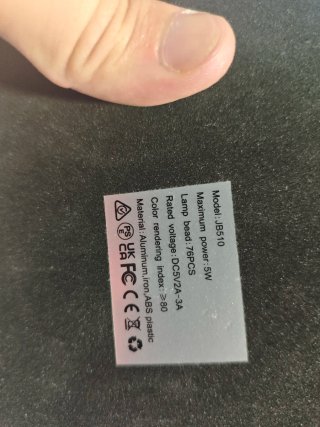 Lámpara USB Igors para portátil