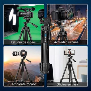 Trípode compacto camara y movil 182 cm NUEVO