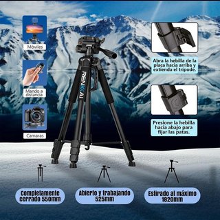 Trípode compacto camara y movil 182 cm NUEVO