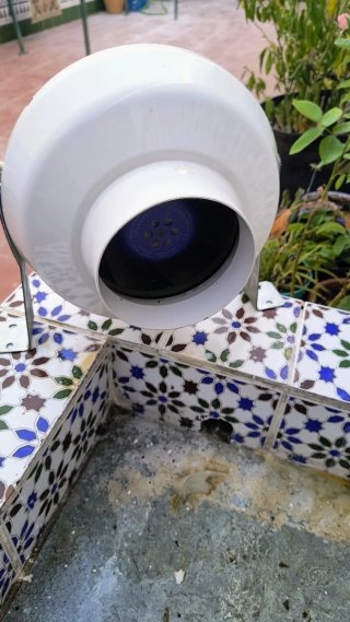 Extractor de aire blanco