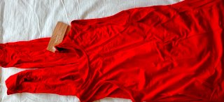 Tuta intera donna rossa taglia M