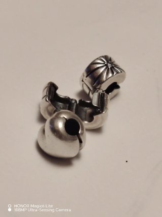 Singolo Charm clip Pandora raggi di sole e cuore