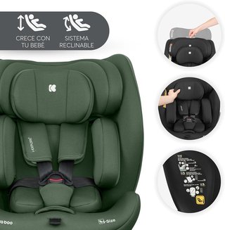 Silla de coche Kikka Boo i-Explore Verde