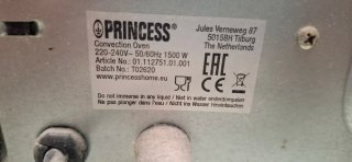 Horno Convección Princess 32L