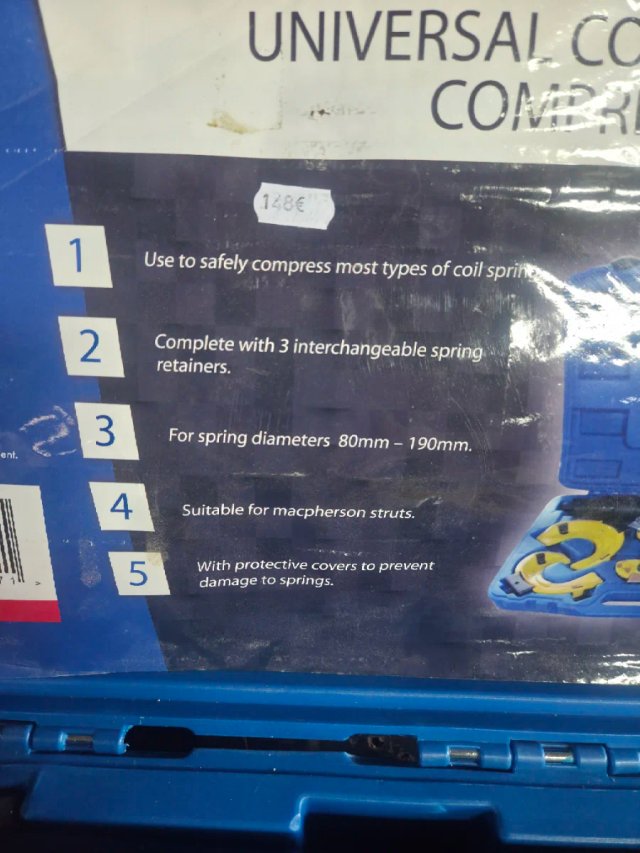 Kit Compresor Muelles Amortiguador TOOLZONE