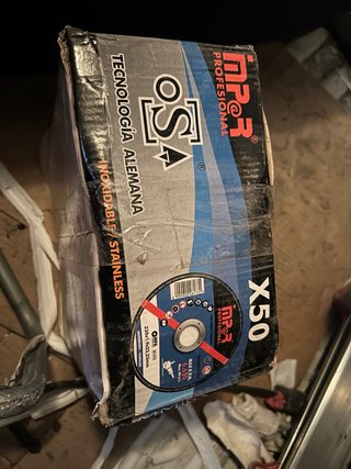 Caja de 50 discos radial grande