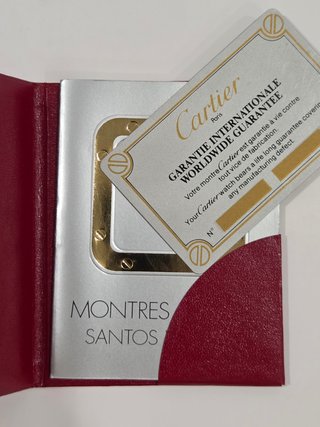 Garantía Cartier Santos Relojes Vintage Años 70